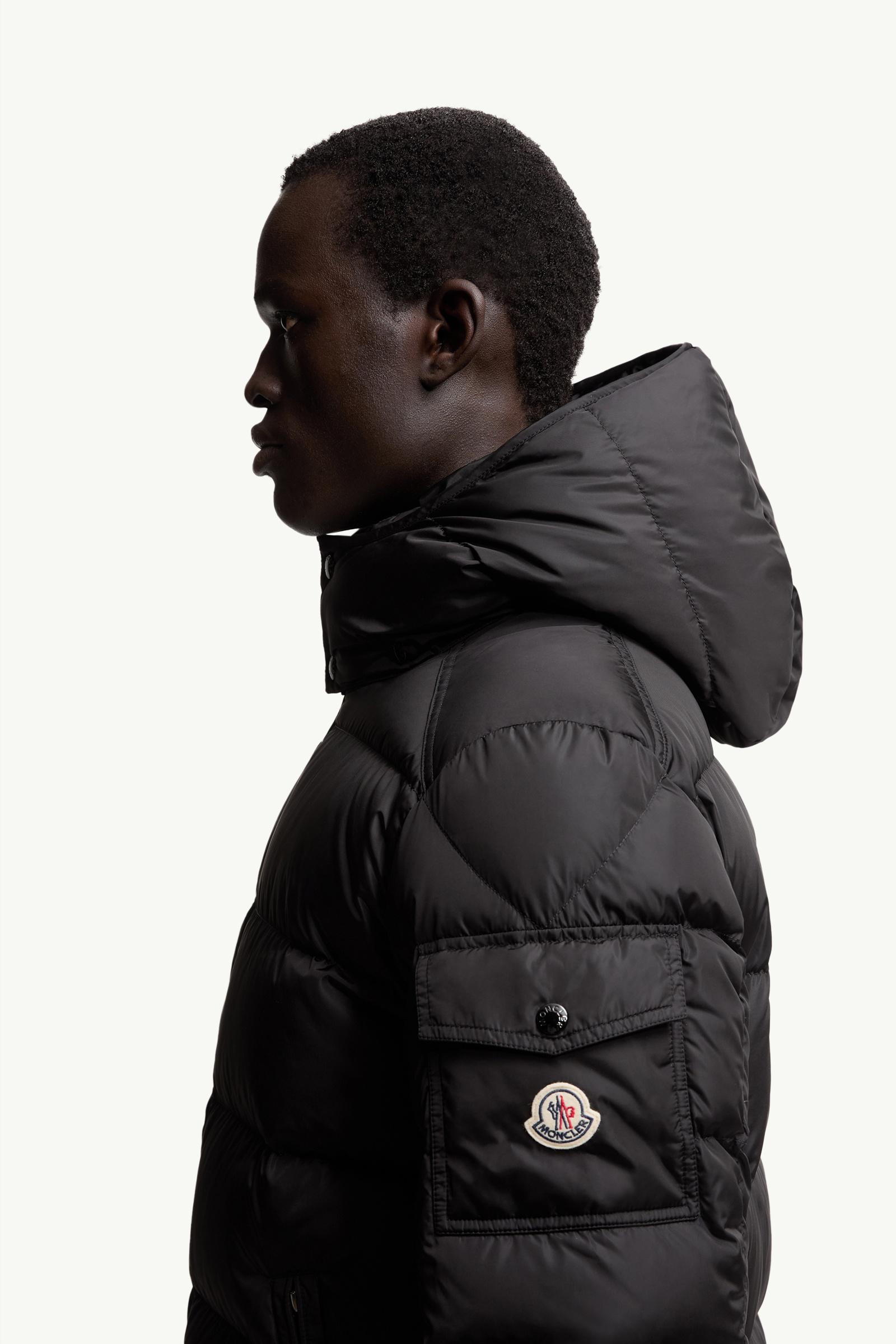 Moncler Maya Matte Short Down Jacket Men Black Moncler 1