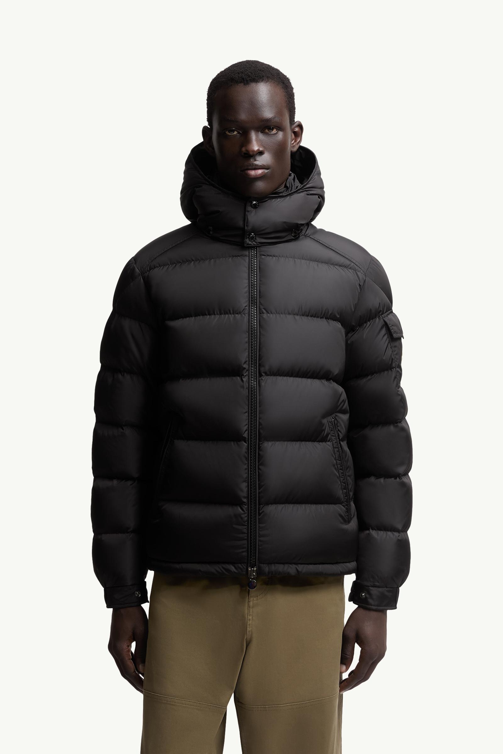 Black Moncler Maya Matte Short Down Jacket - Short Down