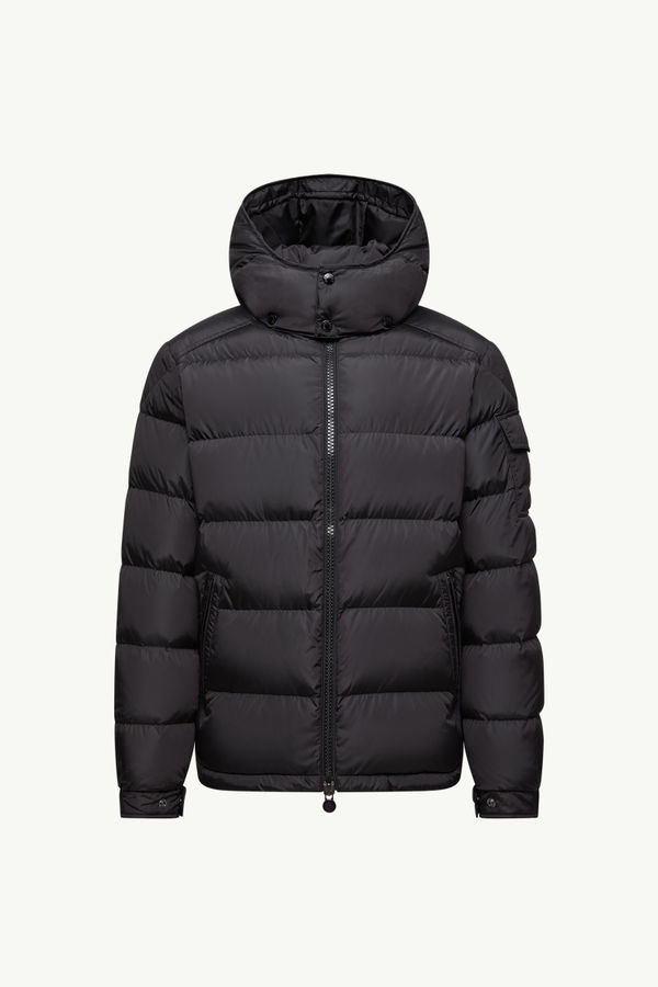 Moncler Maya Matte Short Down Jacket Men Black Moncler 2