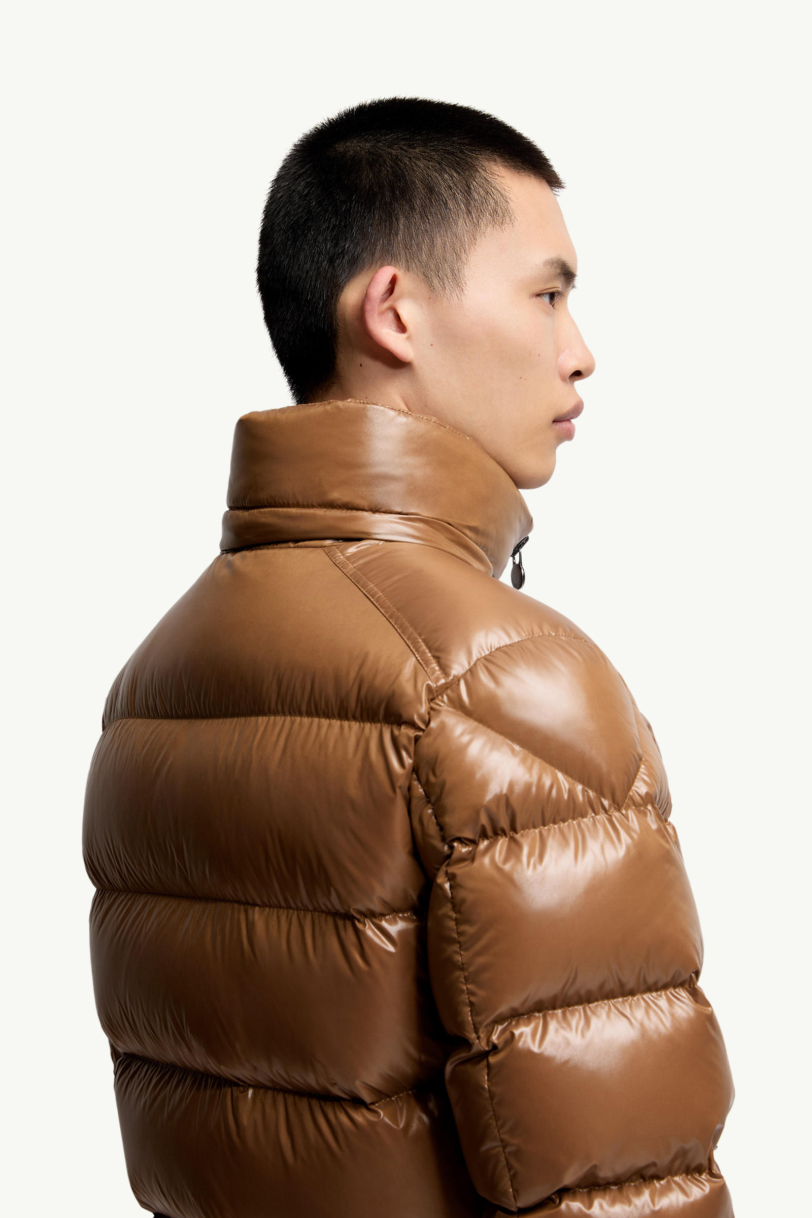 Doudoune courte à capuche Moncler Maya Hommes Beige Moncler 5