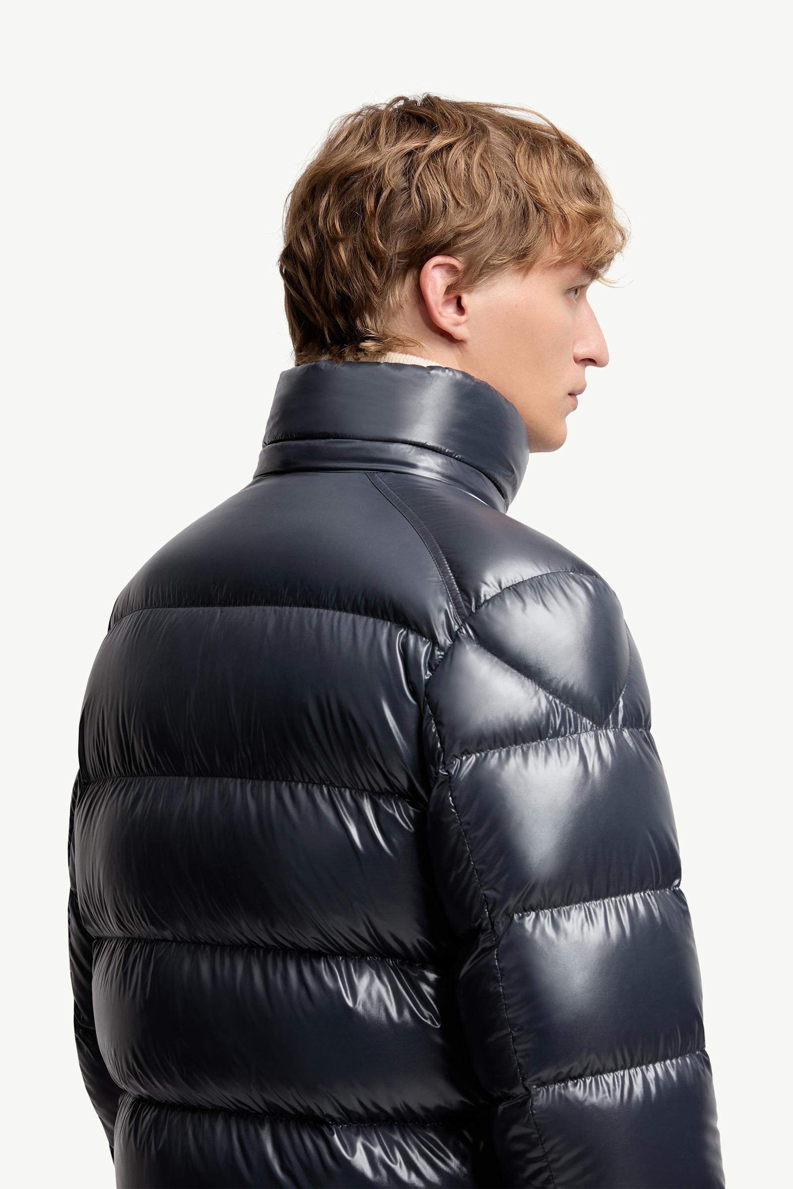 ［美品’MONCLER ネイビー ダウンコート MONCLER - 美品 MONCLER モンクレール コート ダウン ジャケットの通販