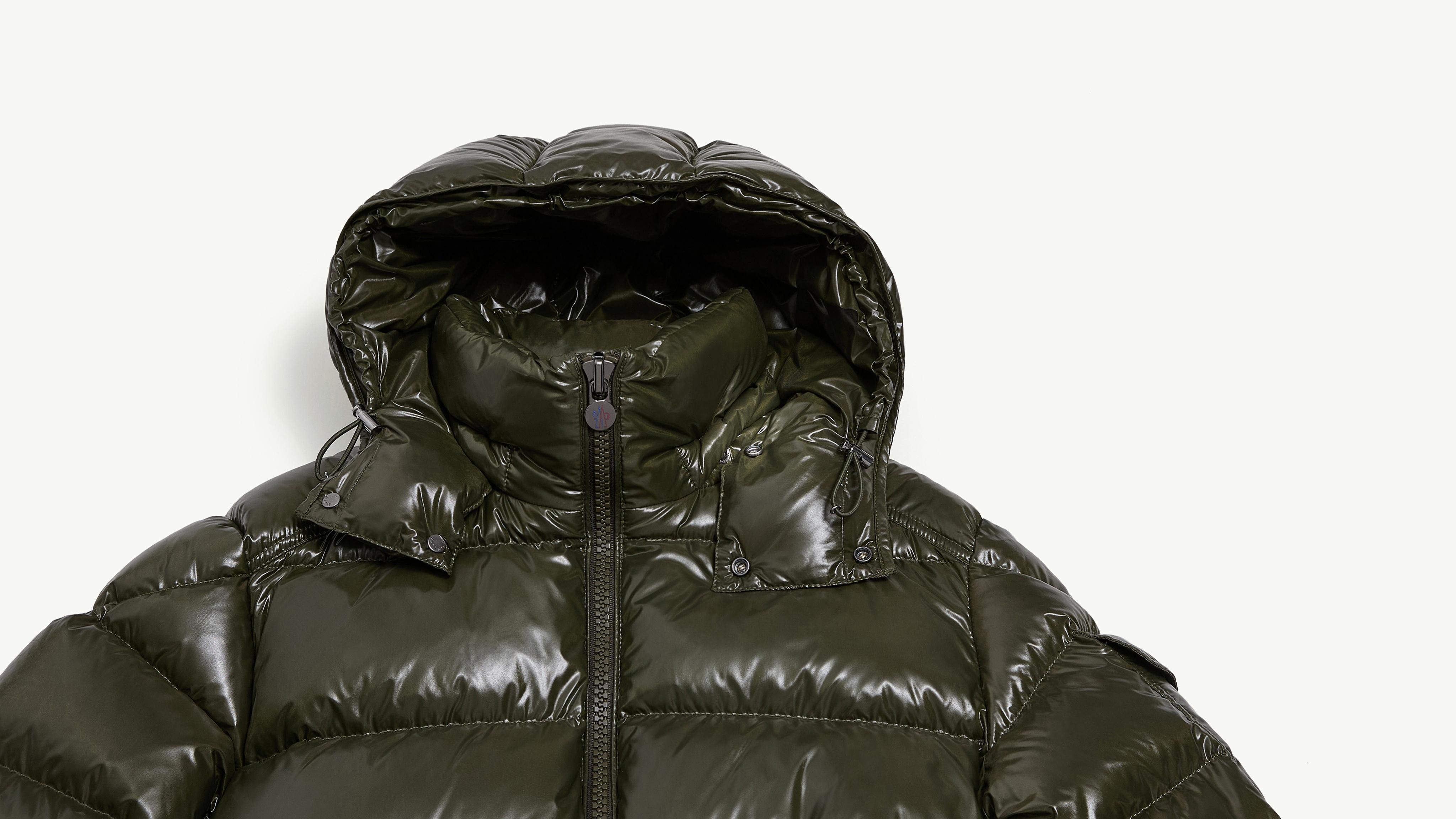 オリーブグリーン Moncler Mayaショートダウンジャケット : ショート