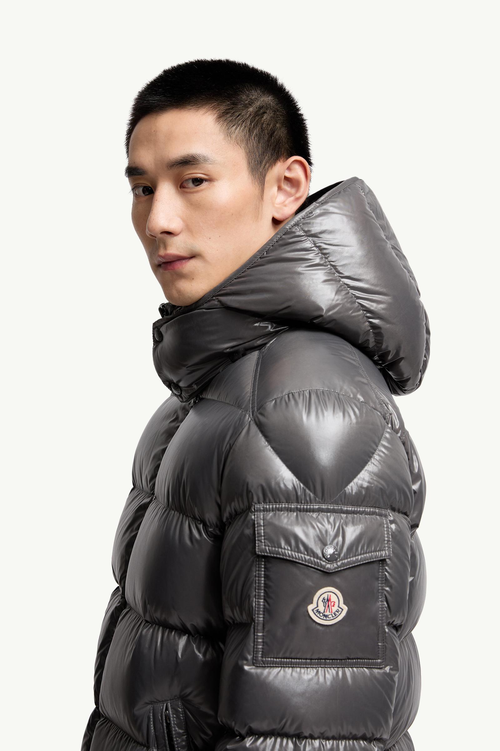値下げしました！MONCLER ウールダウンジャケット チャコールグレー 