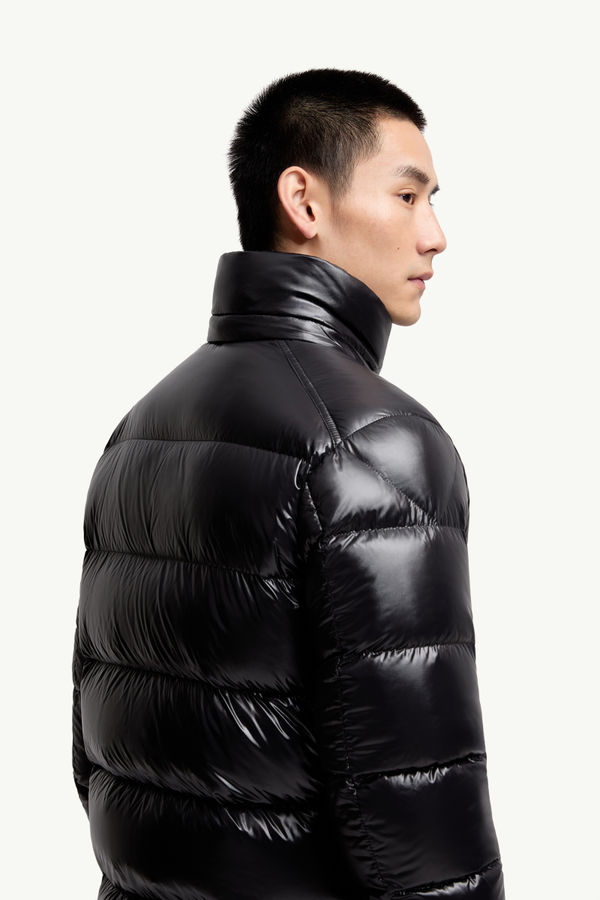 Moncler Maya Hooded Short Down Jacket Men Black Moncler 5