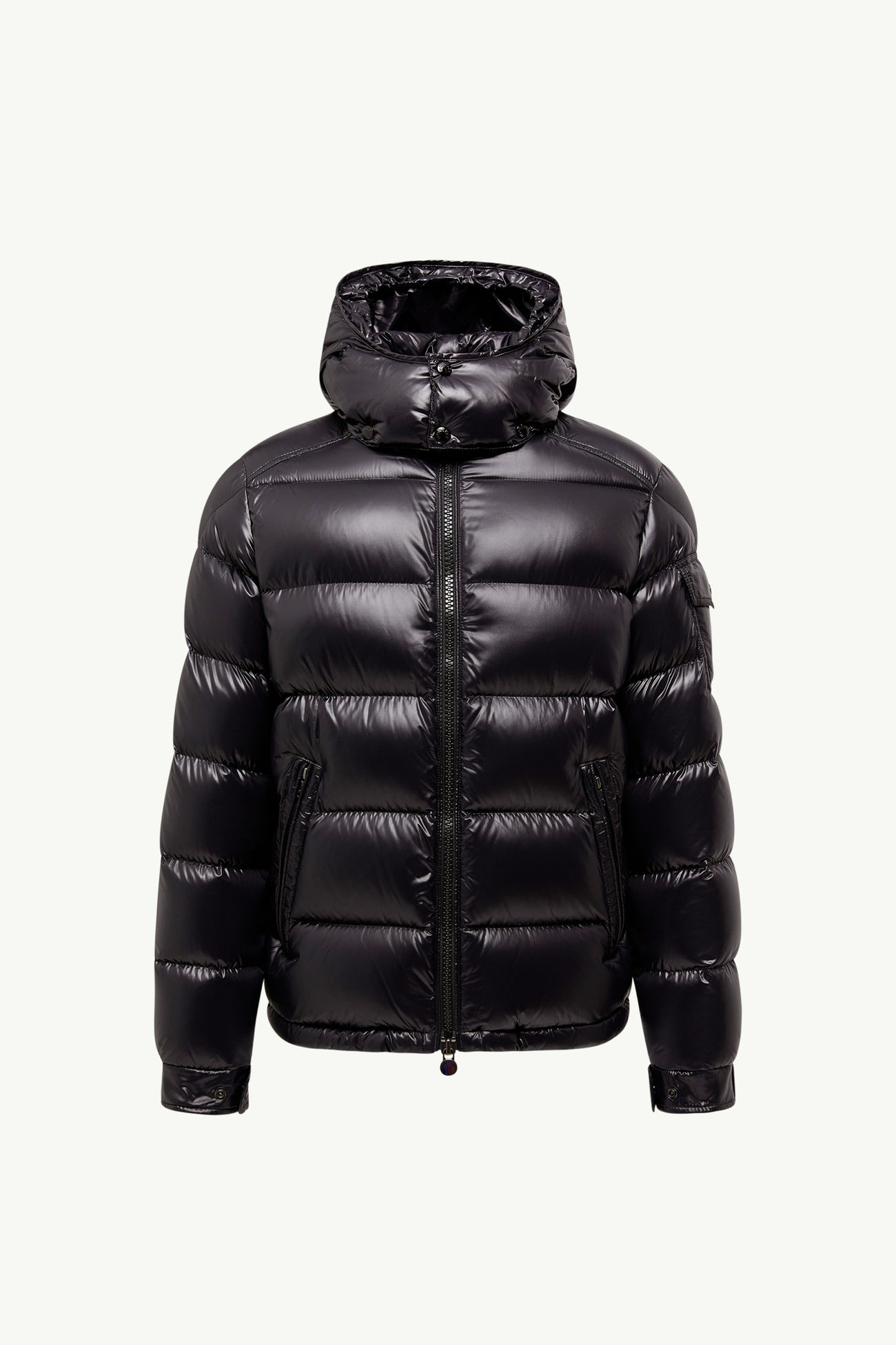 Doudoune courte à capuche Moncler Maya Hommes Noir Moncler 2