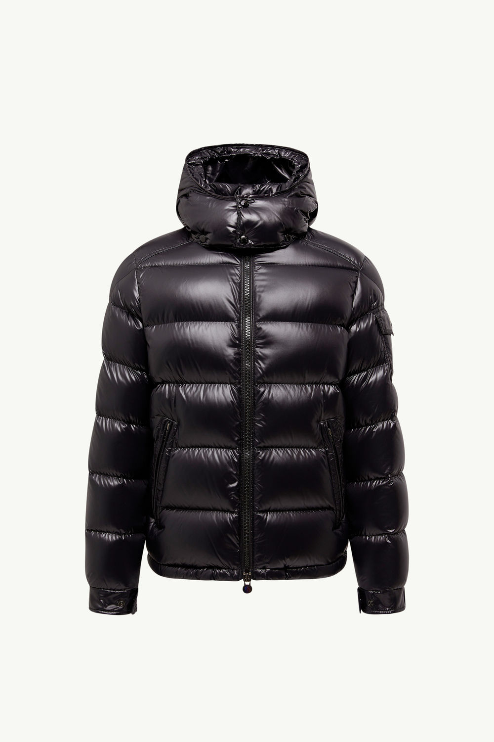 Moncler Maya Hooded Short Down Jacket Men Black Moncler 2
