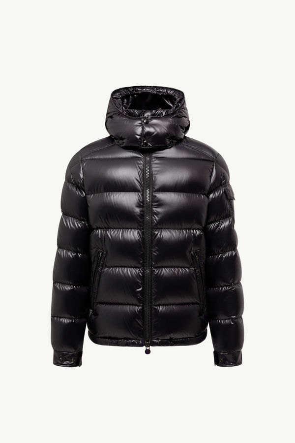 Moncler Maya Hooded Short Down Jacket Men Black Moncler 2