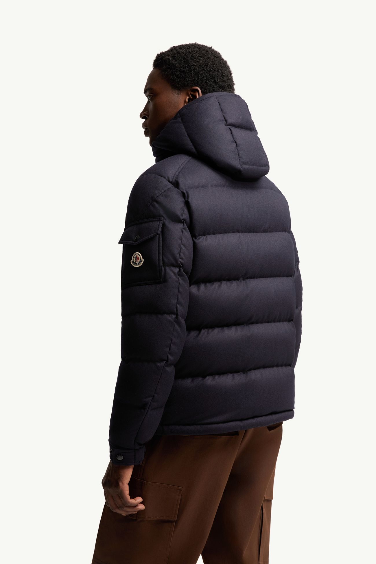 モンクレール MONCLER MONTGENEVRE モンジュネーブル ショート 1 H20911A53700 54272 ダウンジャケット ウール ネイビー メンズ 中古 Aランク - ISEYA ONLINE