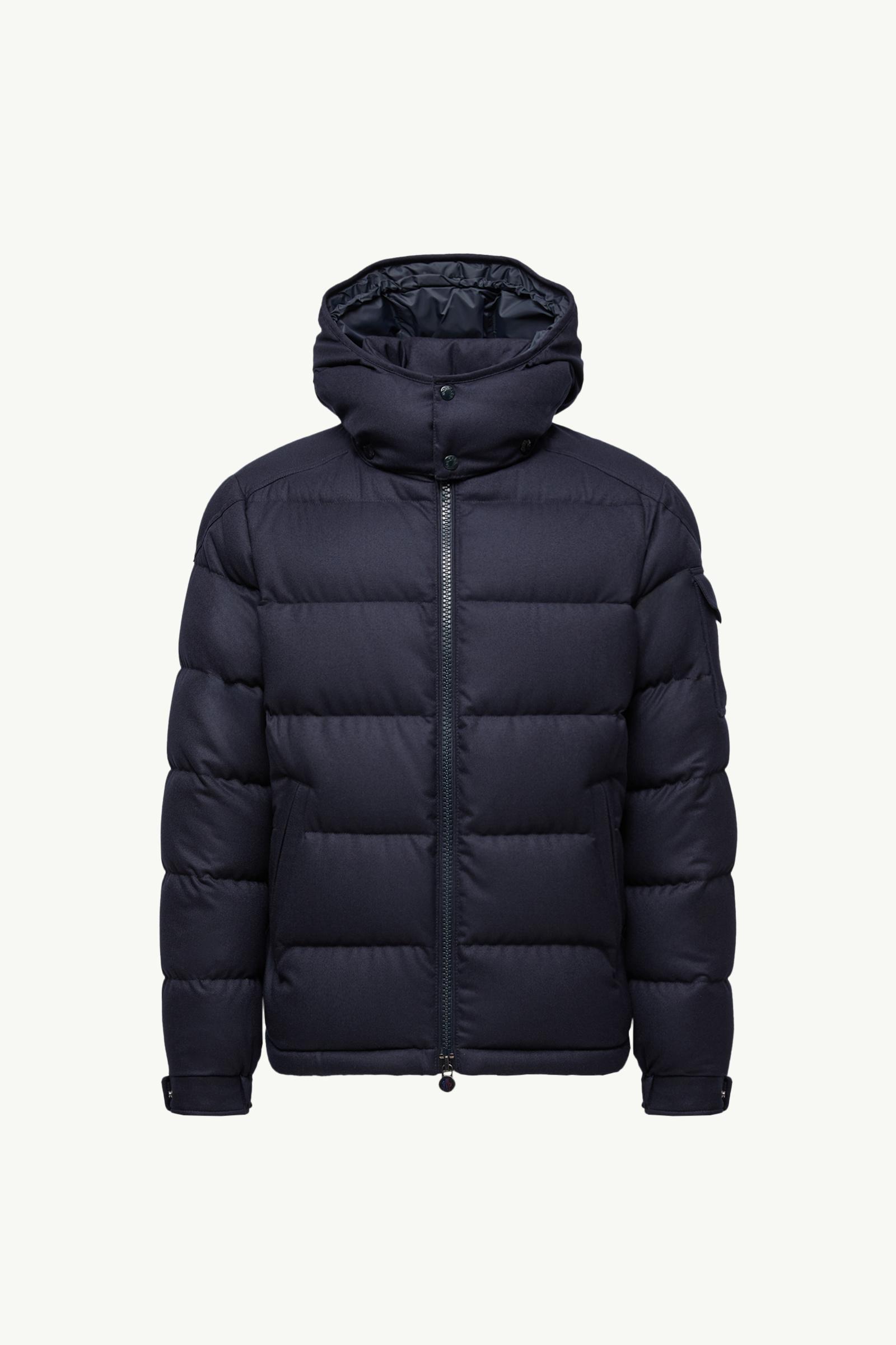 てんし　MONCLER ネイビー ダウンジャケット ネイビーブルー Moncler Mayaショートダウンジャケット