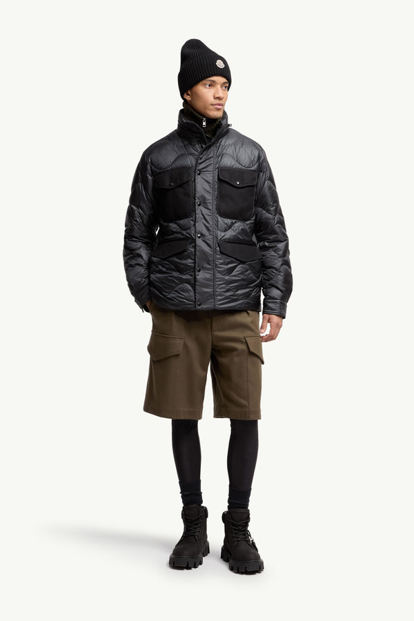 Boujean Reversible Down Field Jacket Men Black Moncler 0