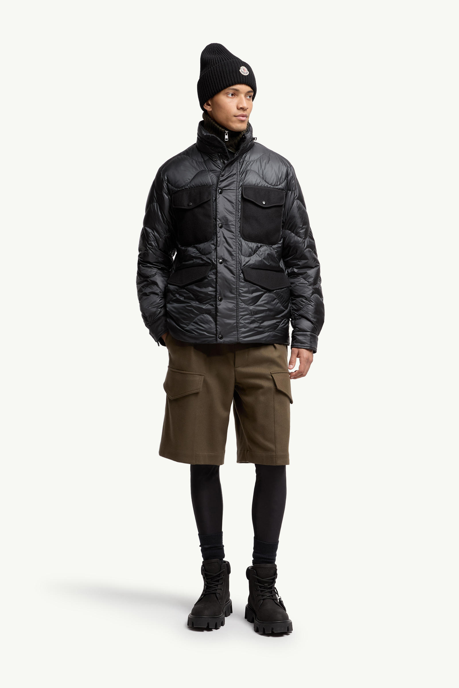 Boujean Reversible Down Field Jacket Men Black Moncler 0