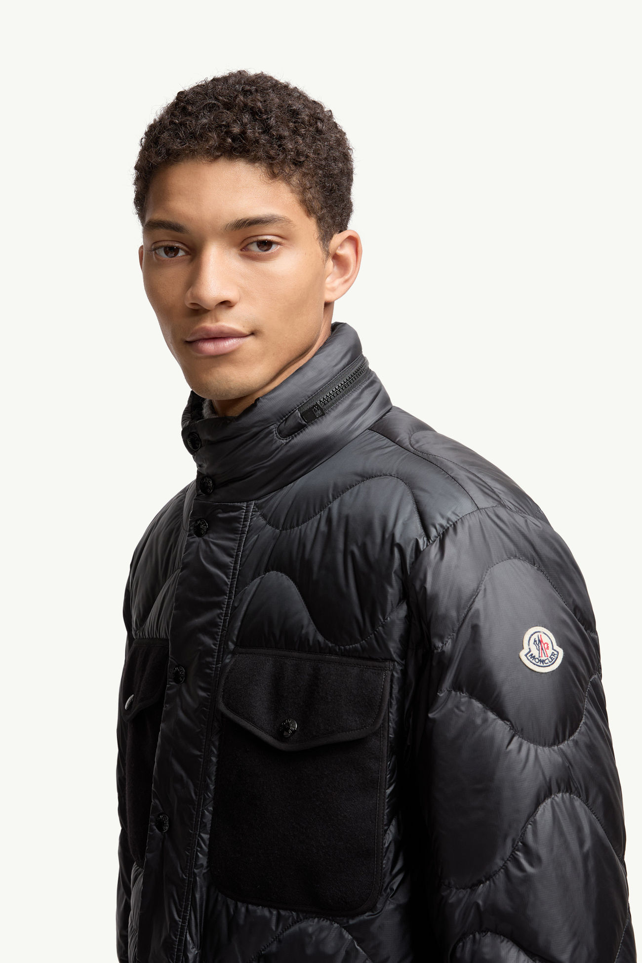 Boujean wendbare Daunen-Feldjacke Herren Schwarz Moncler 1