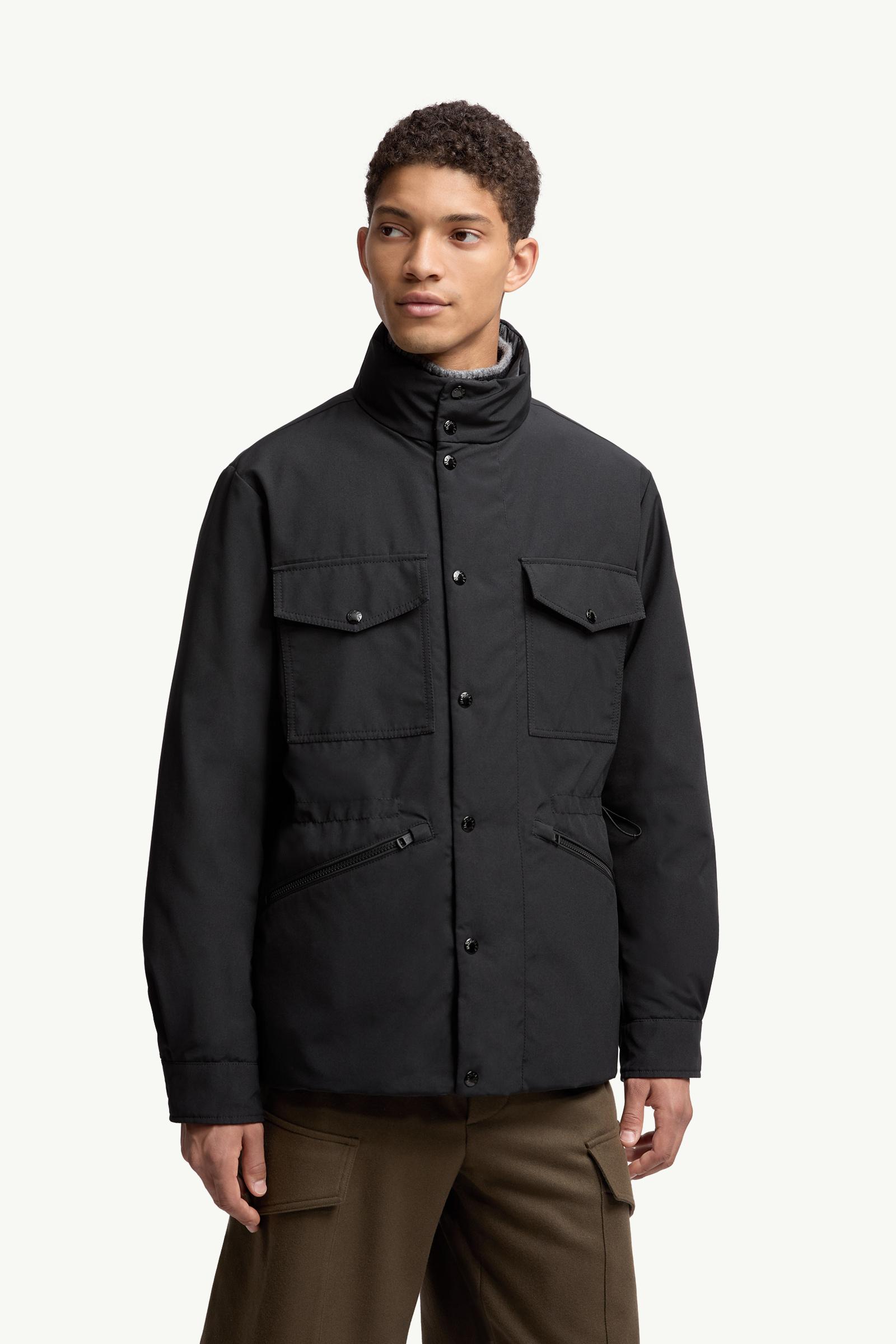 Black Boujean Reversible Down Field Jacket - Short Down Jackets