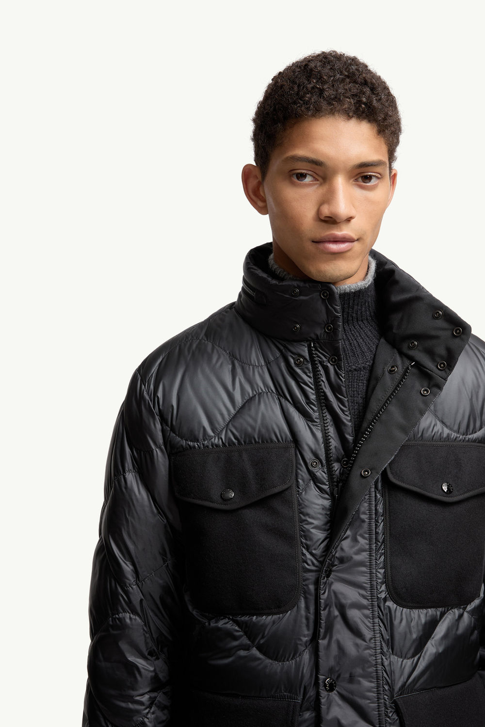 Boujean Reversible Down Field Jacket Men Black Moncler 8
