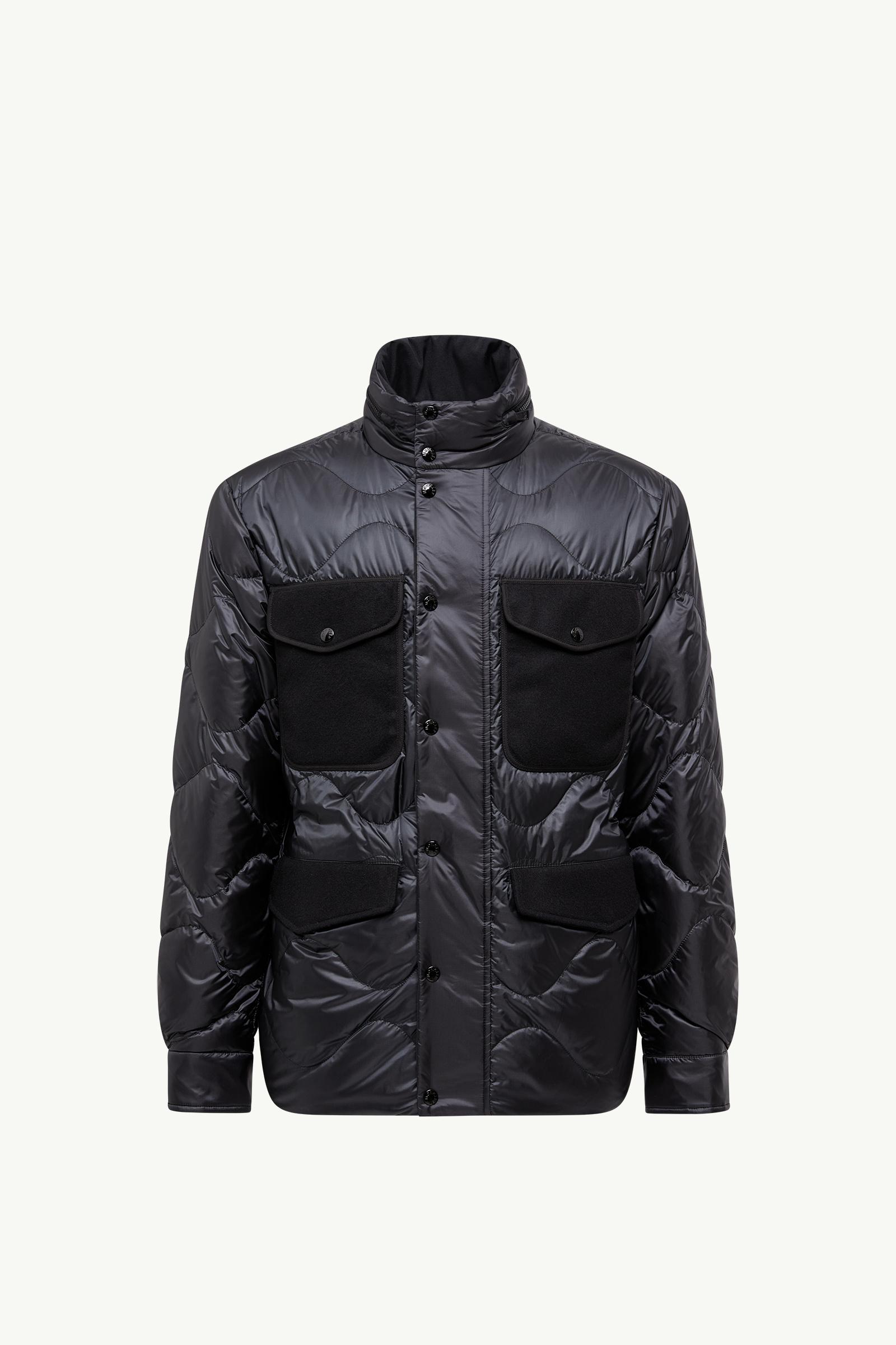 Black Boujean Reversible Down Field Jacket - Short Down Jackets
