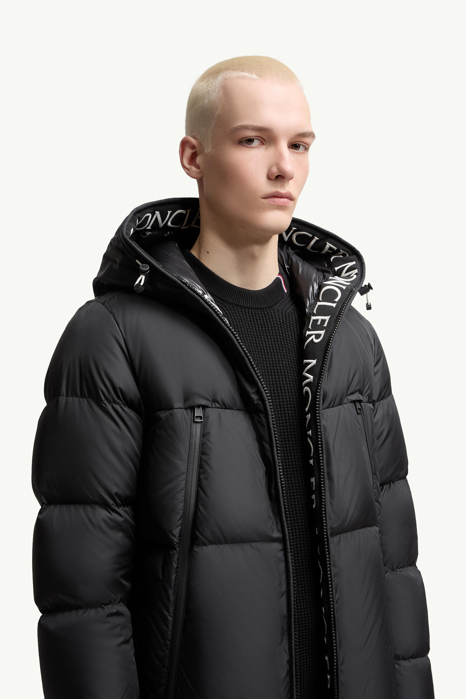 Montcla 후드 쇼트 다운 재킷 남성 블랙 Moncler 5