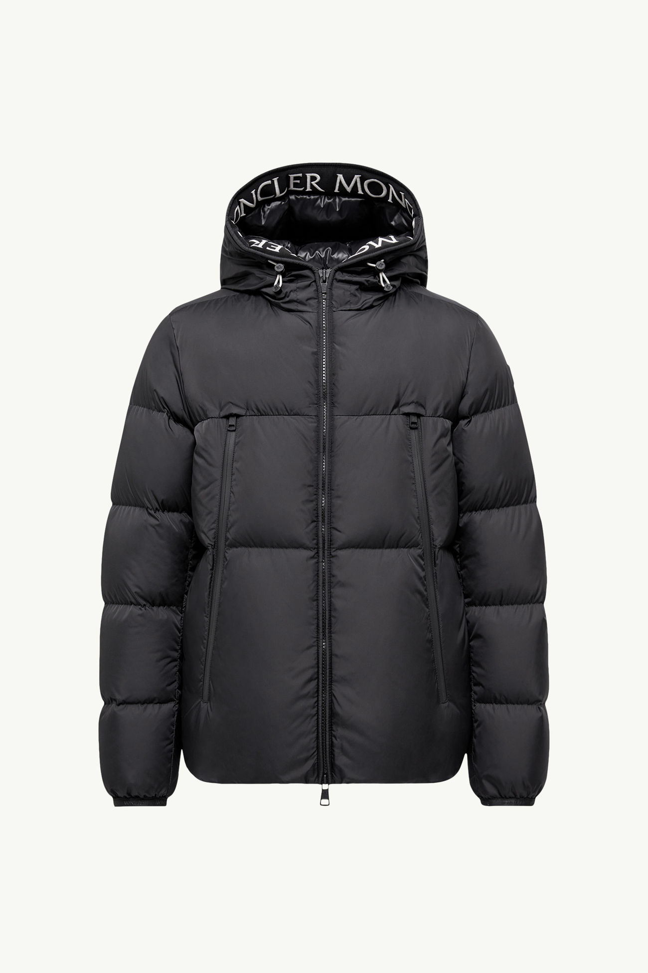 Montcla男士连帽短款羽绒夹克外套 男士 黑色 Moncler 2