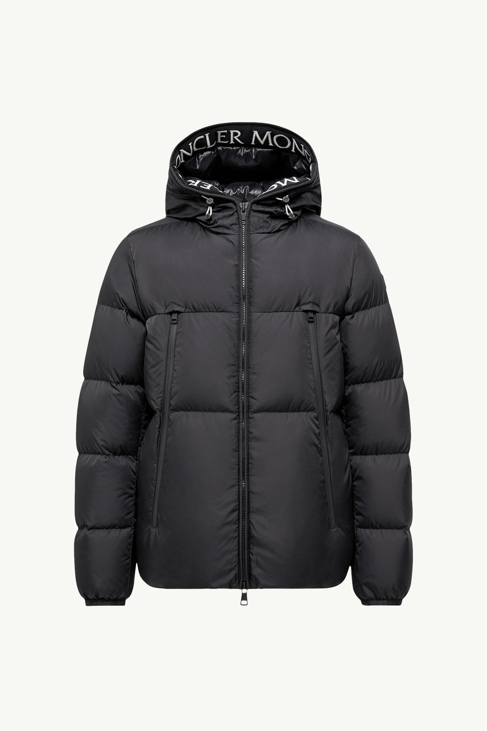 Montcla Hooded Short Down Jacket Men Black Moncler 2