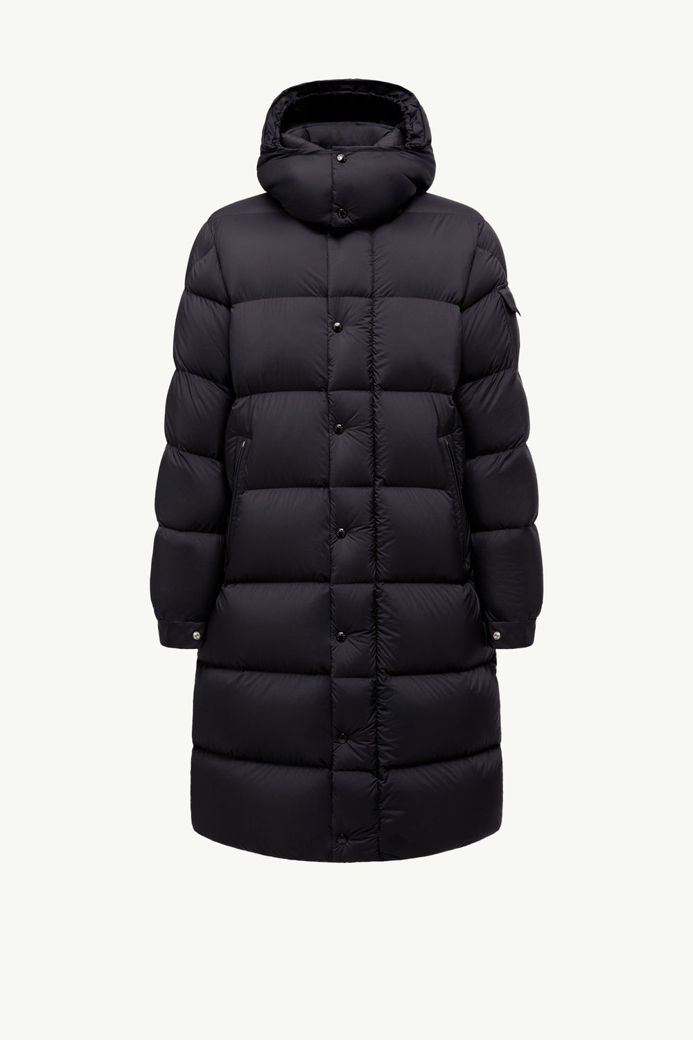 Hanoverian Hooded Long Down Jacket Men Black Moncler 2