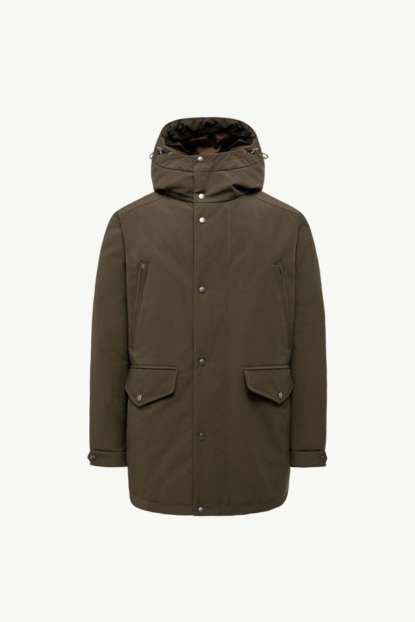 Livradois kurze Daunenjacke mit Kapuze Herren Dunkelgrün Moncler 2