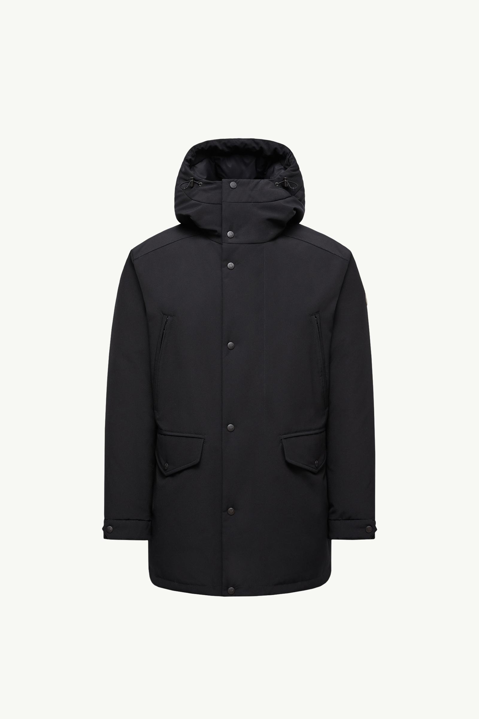 AYA　MONCLER  LONG PARKA メンズ Moncler Men's Alagon Long Parka Jacket in Navy Moncler