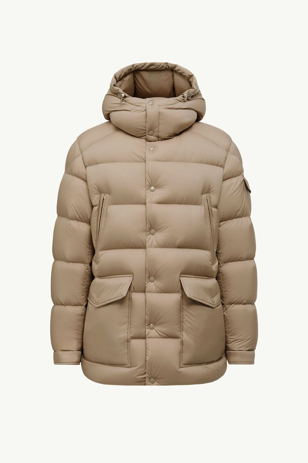 Bretagne男士连帽羽绒夹克外套 男士 米色 Moncler 2