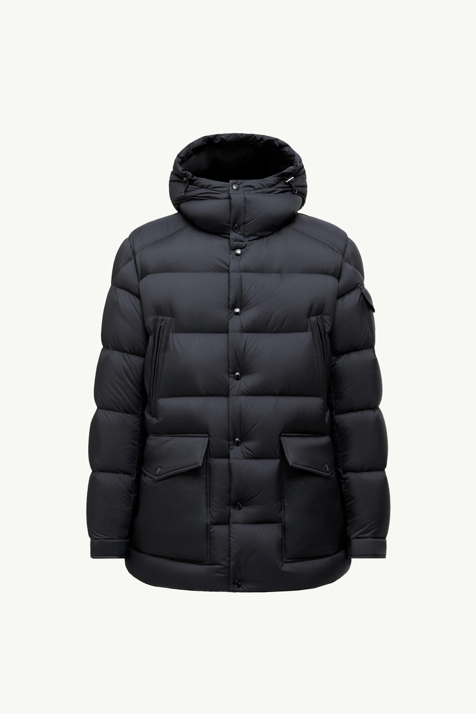 Doudoune courte à capuche Bretagne Hommes Bleu marine Moncler 2