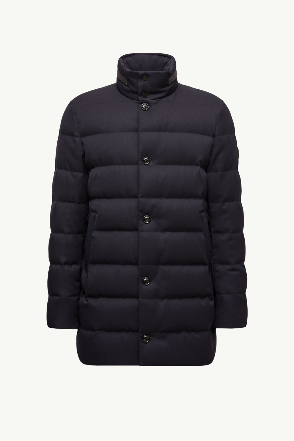 Vallonpierre Hooded Long Down Jacket Men Night Blue Moncler 2