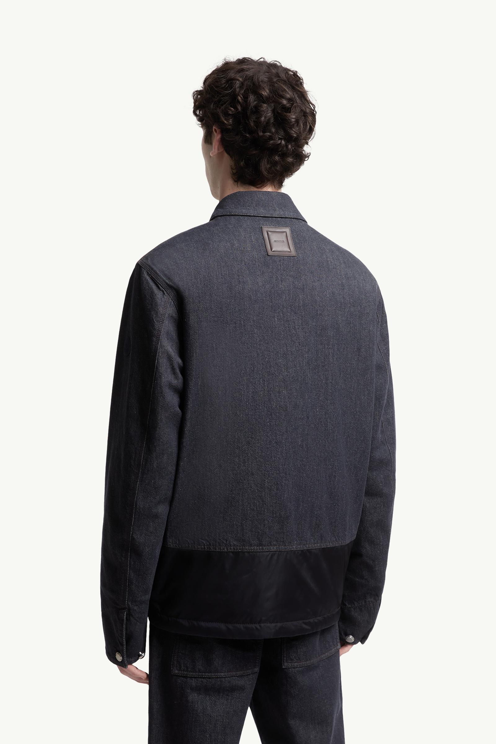 Denim Blue Ormoy Denim Down Shirt Jacket - Short Down