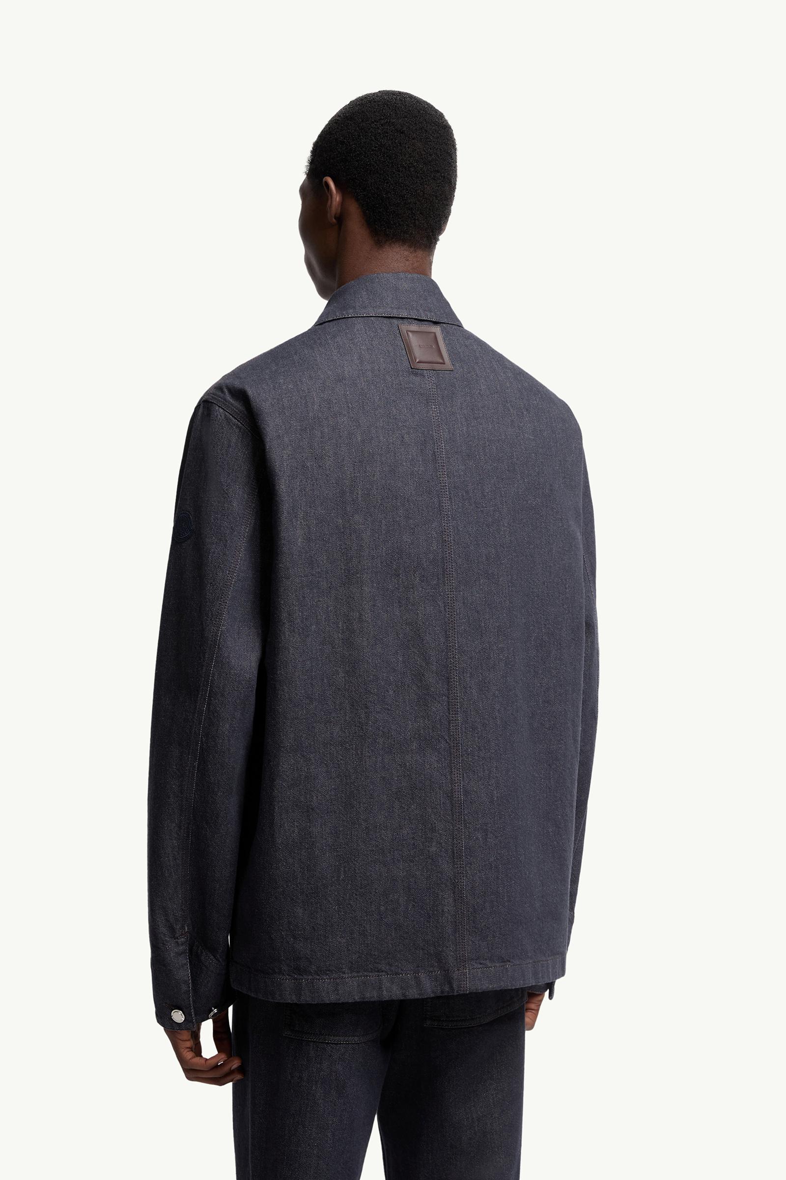 Denim Blue Forets 3-in-1 Denim Down Shirt Jacket - Short