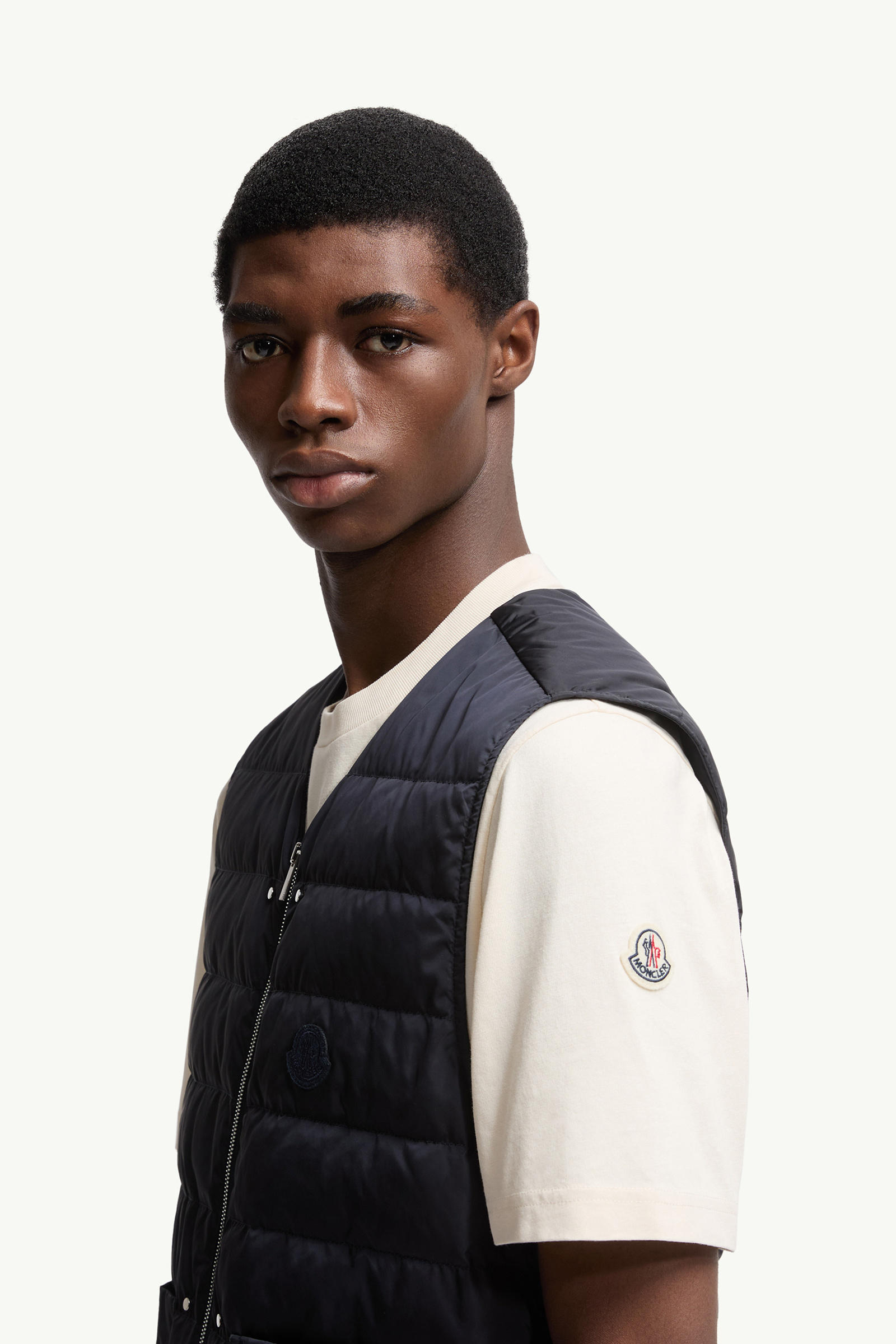 Forets 3-in-1 Denim Down Shirt Jacket Men Denim Blue Moncler 6