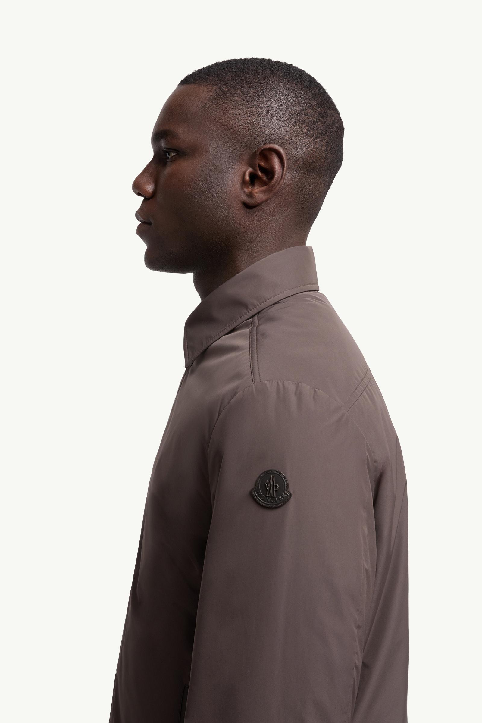 Gascogne Water-Repellent Down Shirt Jacket Men Brown Moncler 1