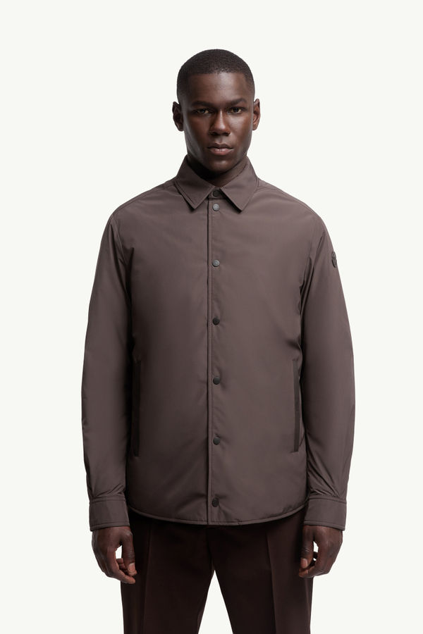 Gascogne  Down Shirt Jacket Men Brown Moncler 3