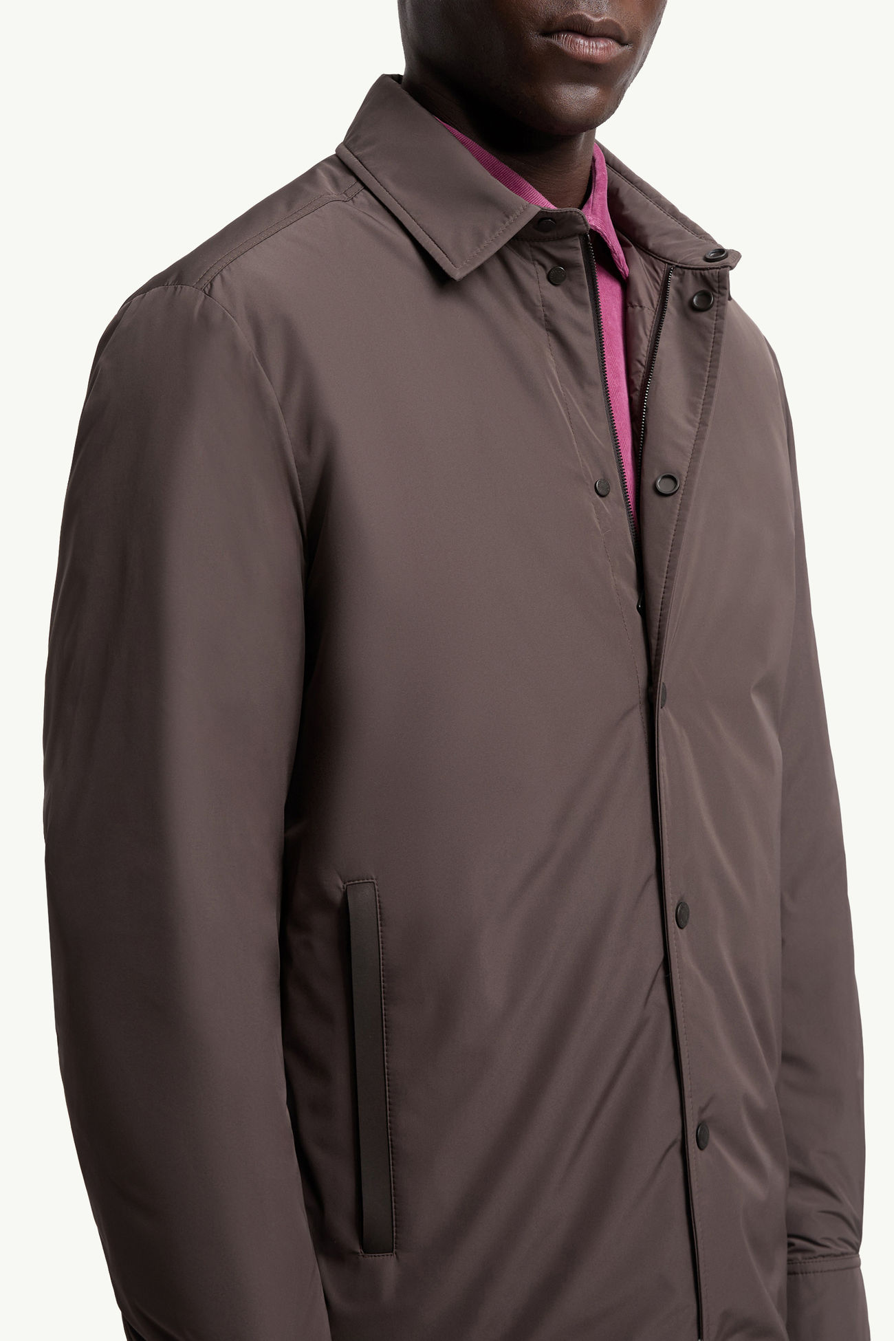 Chaqueta camisera con plumón  Gascogne Hombre Marrón Moncler 5