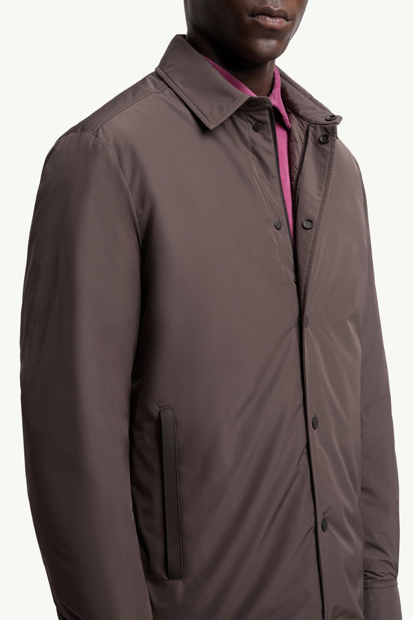 Gascogne  Down Shirt Jacket Men Brown Moncler 5