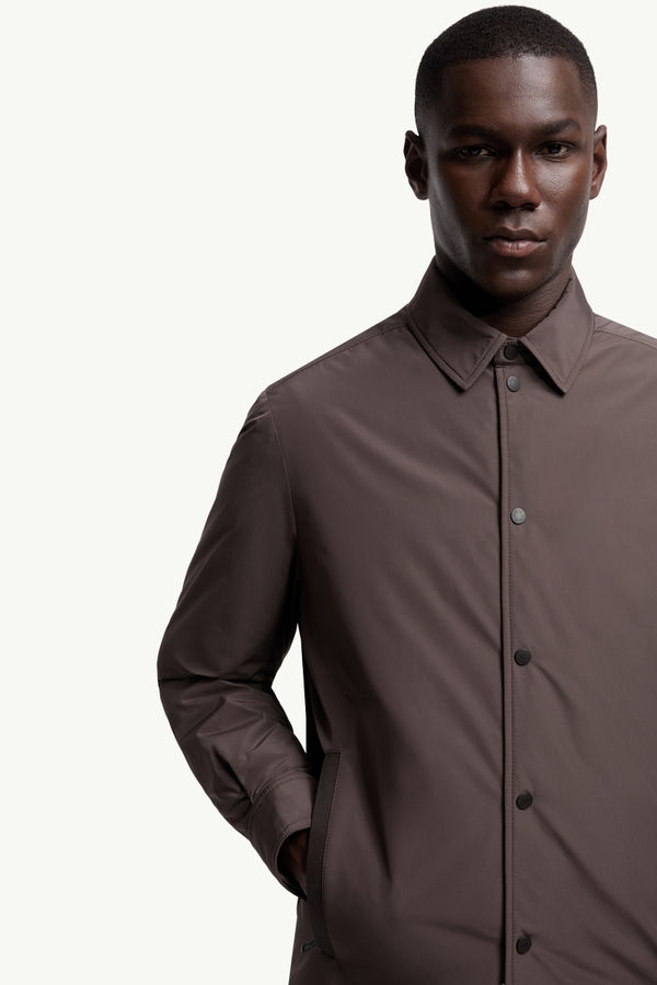 Gascogne  Down Shirt Jacket Men Brown Moncler 6