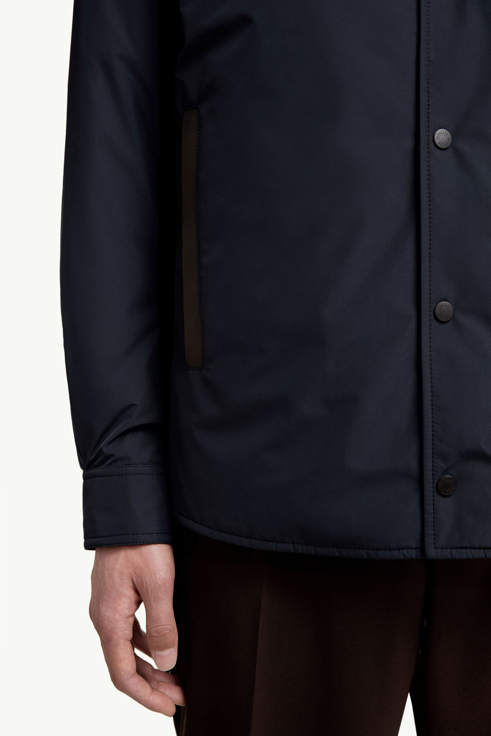 Gascogne  Down Shirt Jacket Men Navy Blue Moncler 5