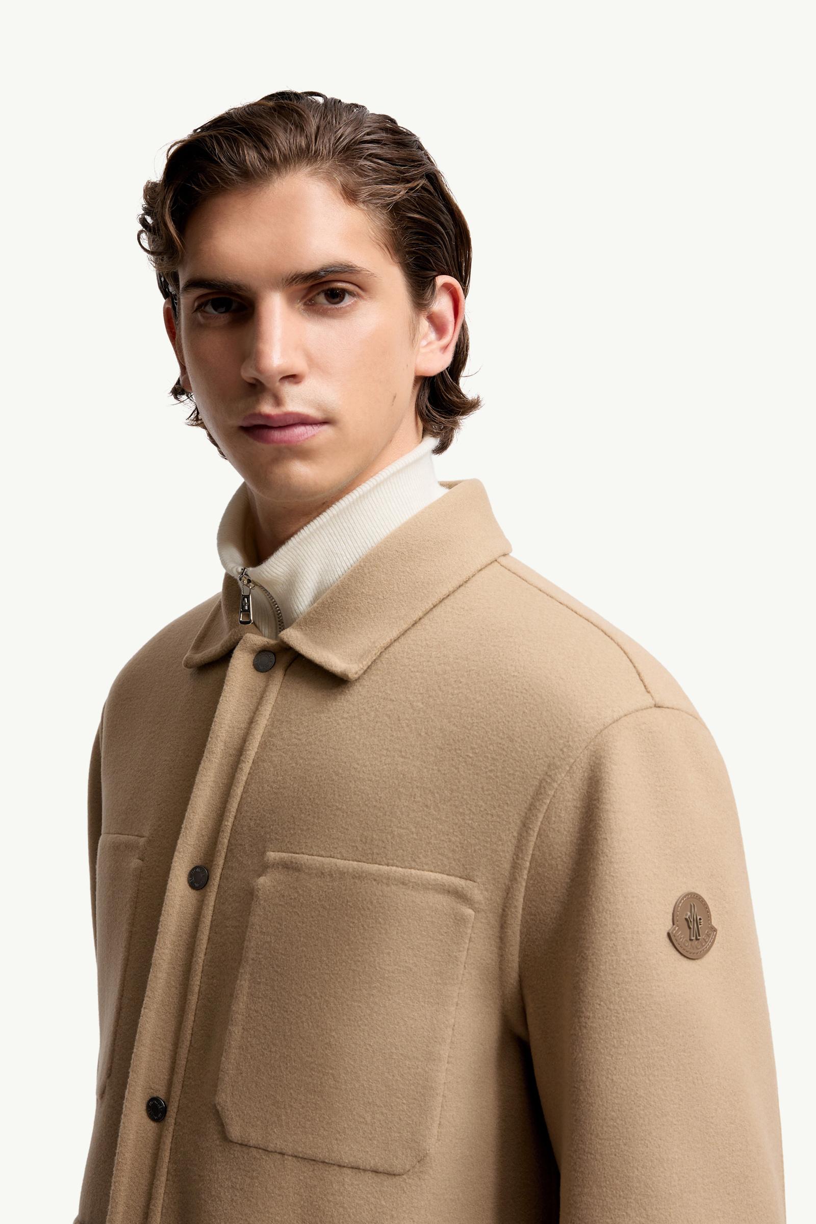 Tagnit Reversible Wool Shirt Jacket Men Brown Moncler 1