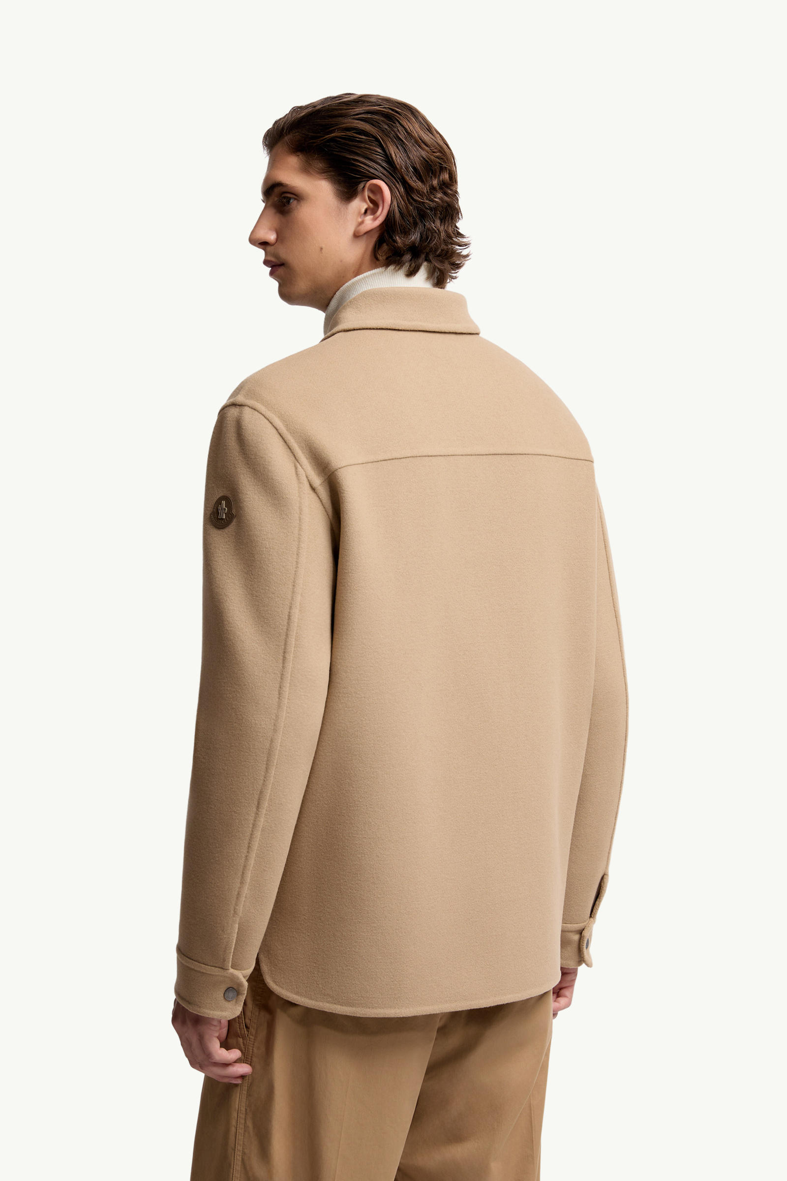Tagnit Reversible Wool Shirt Jacket Men Brown Moncler 4