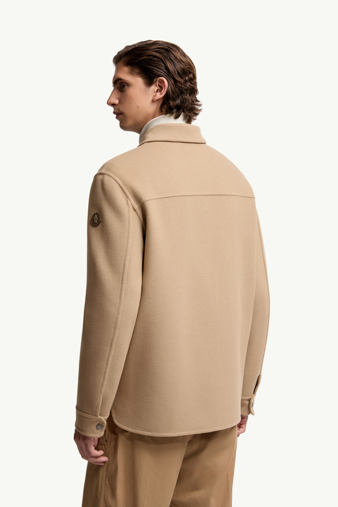 Tagnit wendbare Hemdjacke aus Wolle Herren Beige Moncler 4