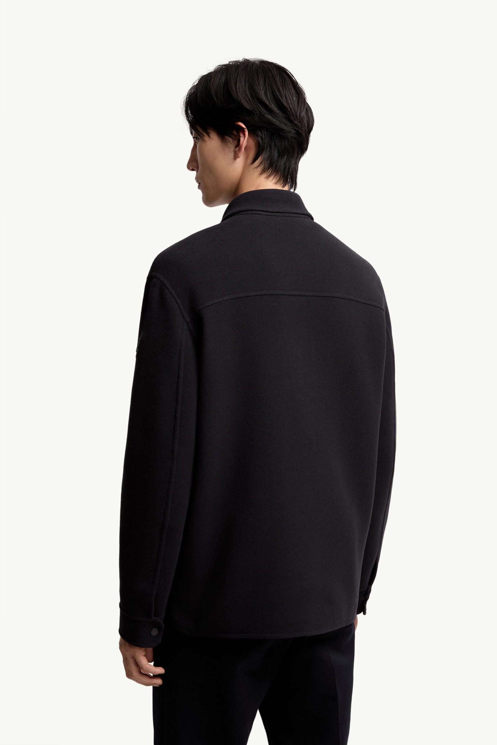 Tagnit Reversible Wool Shirt Jacket Men Navy Blue Moncler 4