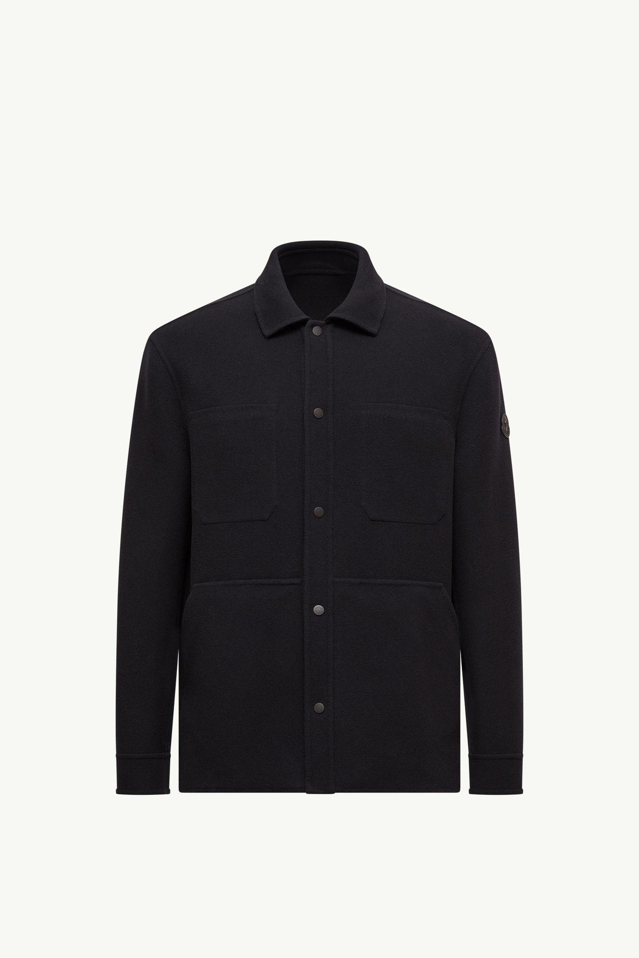 Tagnit Reversible Wool Shirt Jacket Men Navy Blue Moncler 2