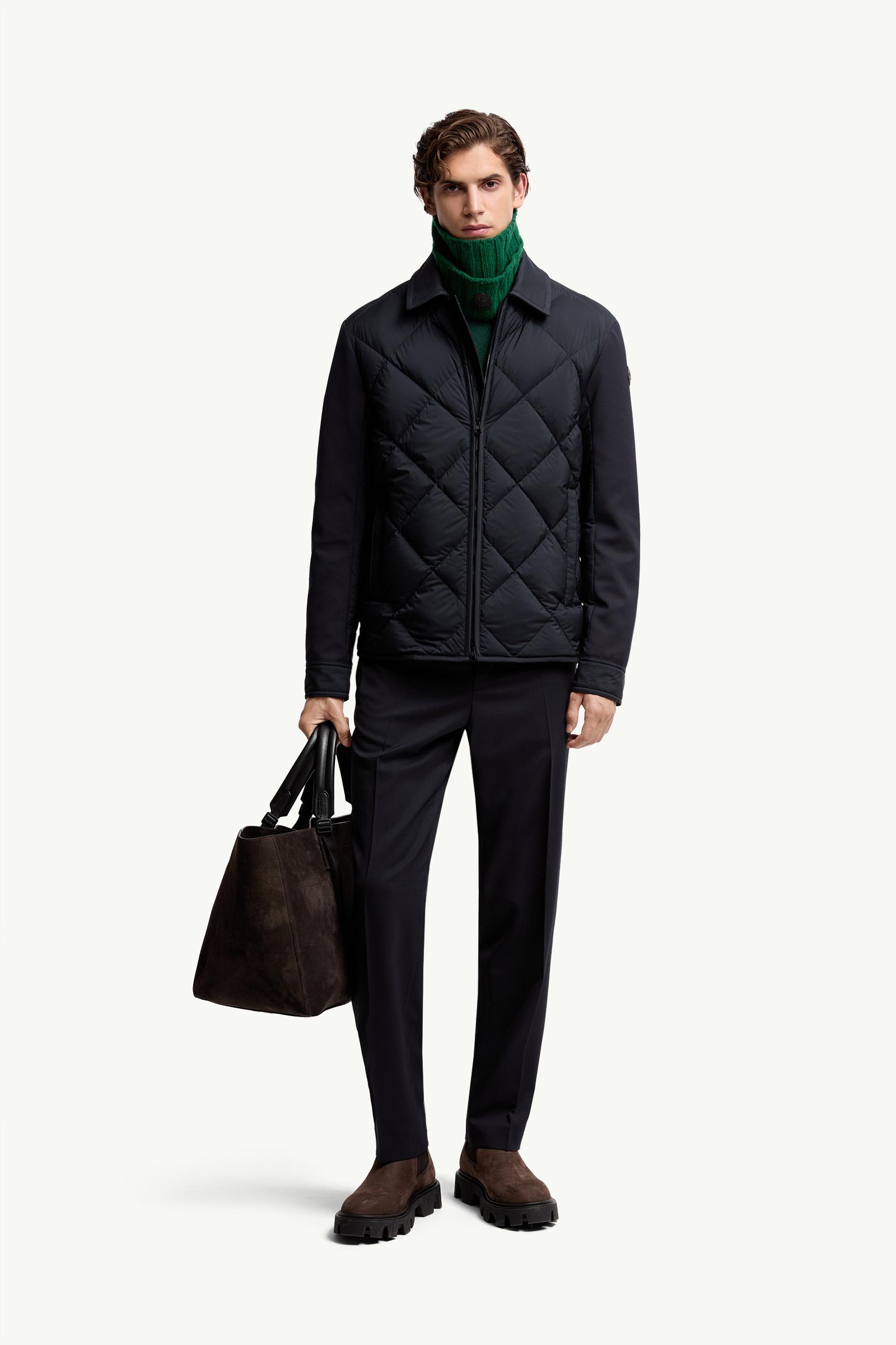 MONCLER JACKET キルティング MONCLER Reversible Convertible Canvas-Trimmed Quilted Shell