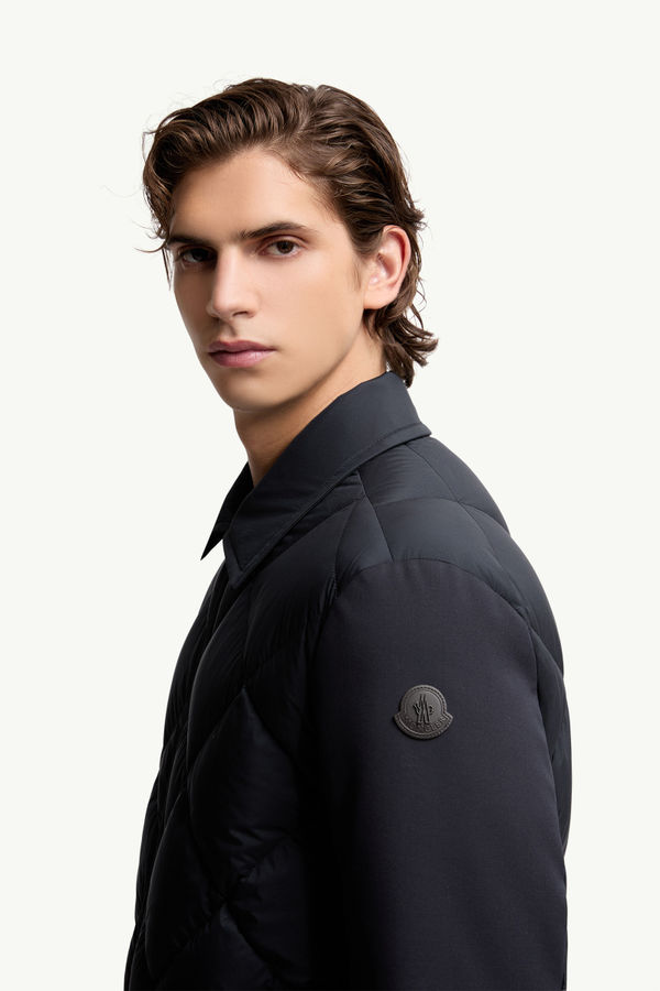 Aiguille ダウンシャツジャケット メンズ ブルー Moncler 1