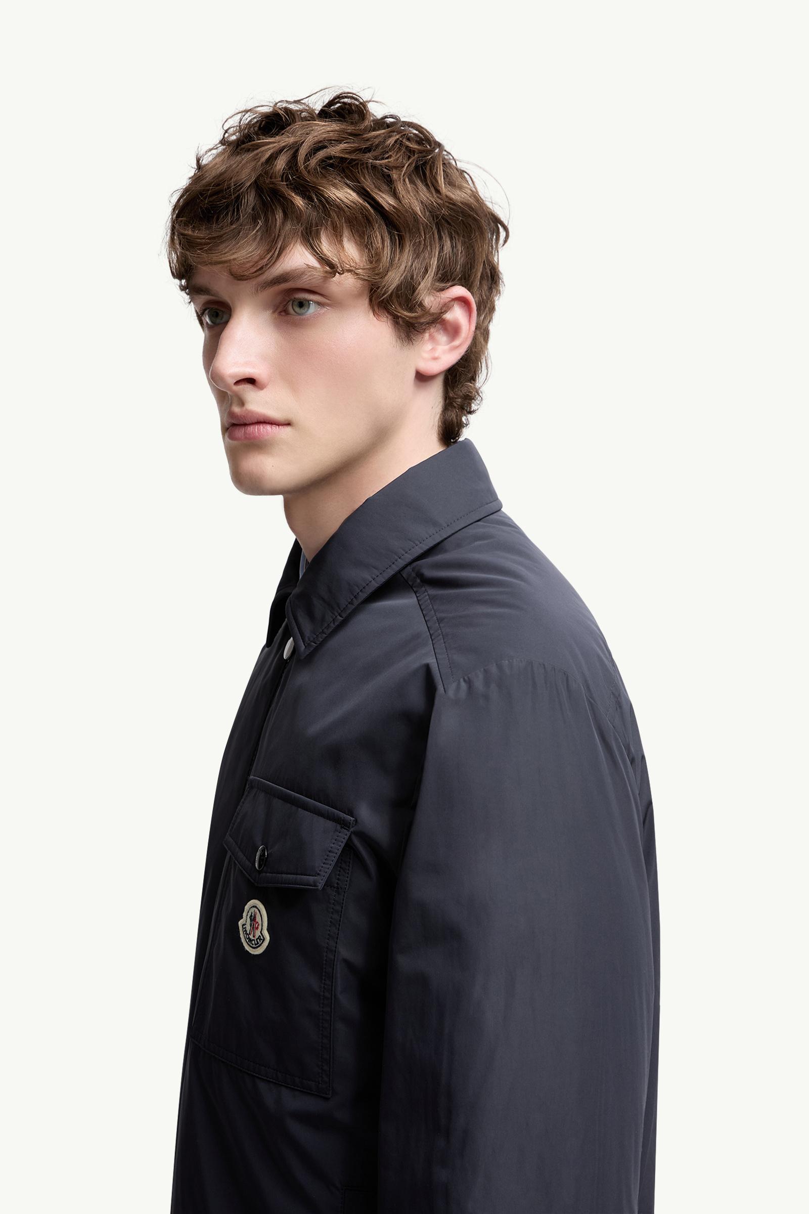 Vigeon Down Shirt Jacket Men Blue Moncler 1