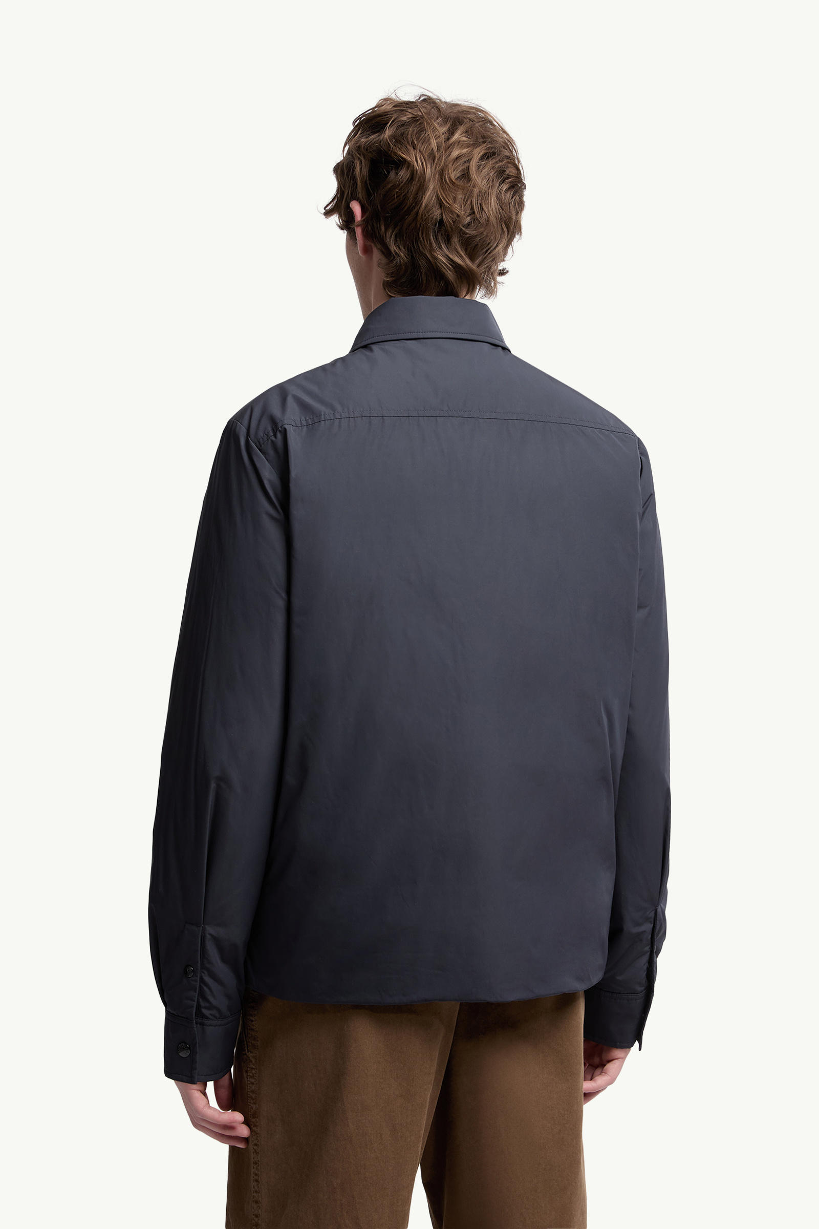 Vigeon Down Shirt Jacket Men Blue Moncler 4
