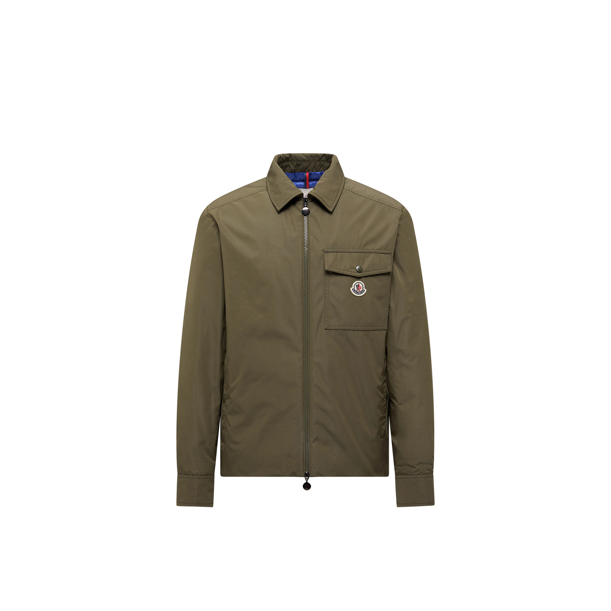 MONCLER COLLECTION Men's Down Shirt Jacket - Green - Size 2