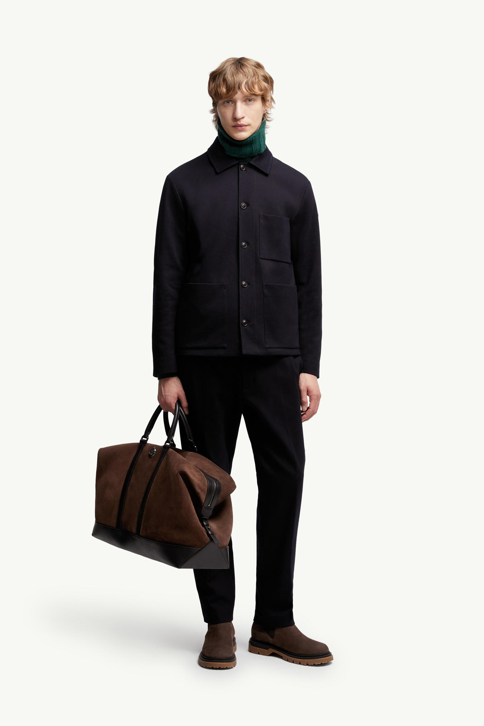 Cabalian Shirt Jacket Men Blue Moncler 0