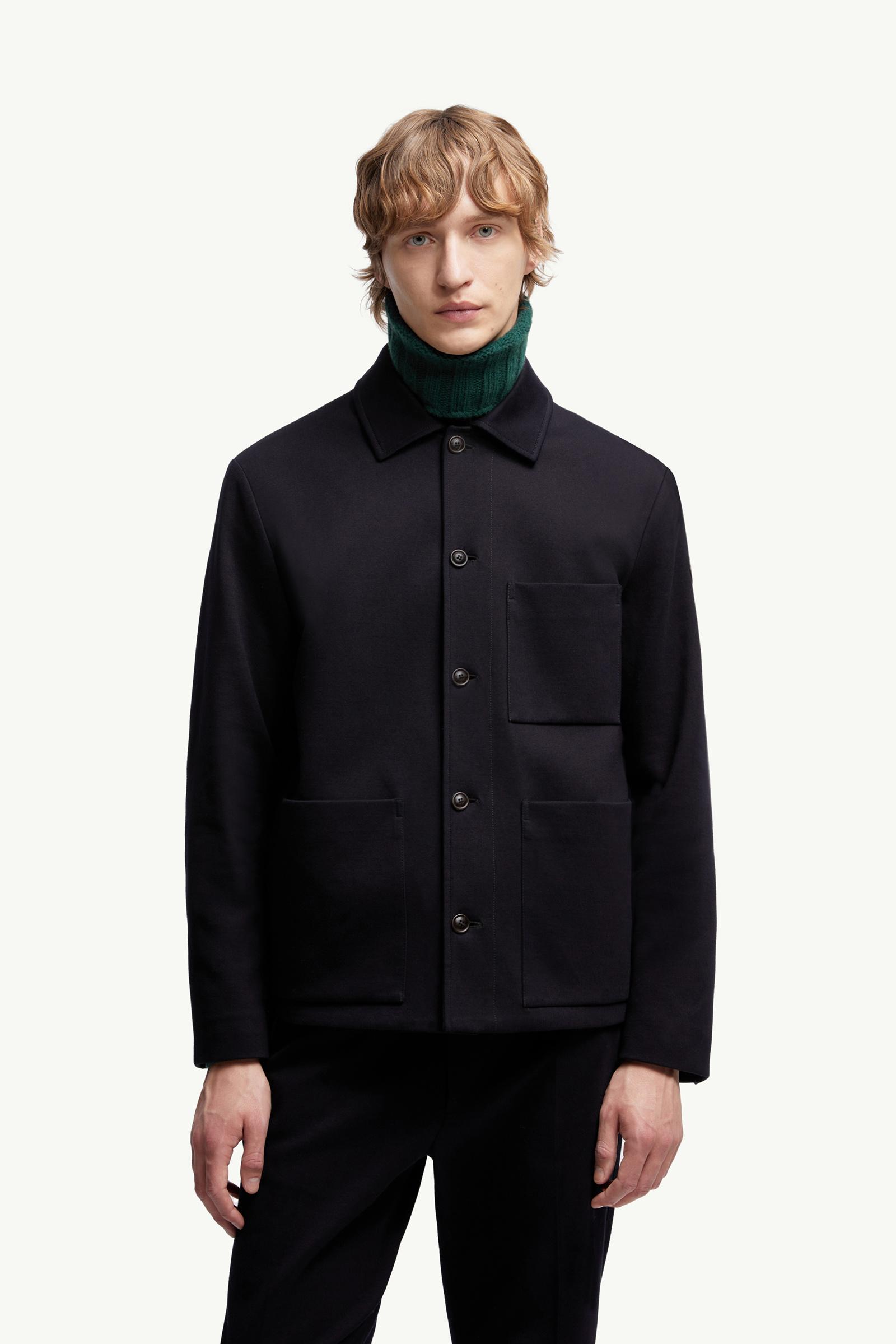 MONGLER® L メンズ Moncler Men's Full-Zip Twill Overshirt | Neiman Marcus