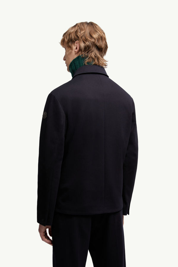 Cabalian Shirt Jacket Men Blue Moncler 4